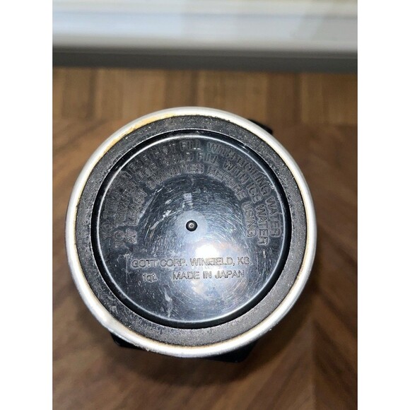 Gott 1.0Qt. Stainless Steel Vacuum Insulated Thermos w/Folding Handles Japan - Picture 6 of 10